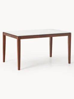 Mesa de comedor con tablero en look mármol Jackson, tamaños diferentes