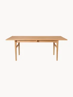 Mesa de comedor de madera de haya CH327, 248 x 62 cm