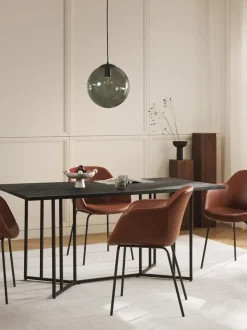 Mesa de comedor de madera de mango Luca, tamaños diferentes