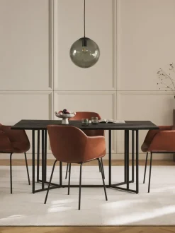 Mesa de comedor de madera de mango Luca, tamaños diferentes