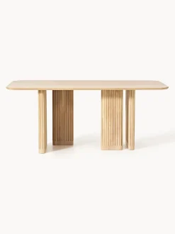 Mesa de comedor de madera de roble Jolka, tamaños diferentes