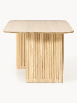 Mesa de comedor de madera de roble Jolka, tamaños diferentes