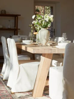 Mesa de comedor de madera de roble Ashton, tamaños diferentes