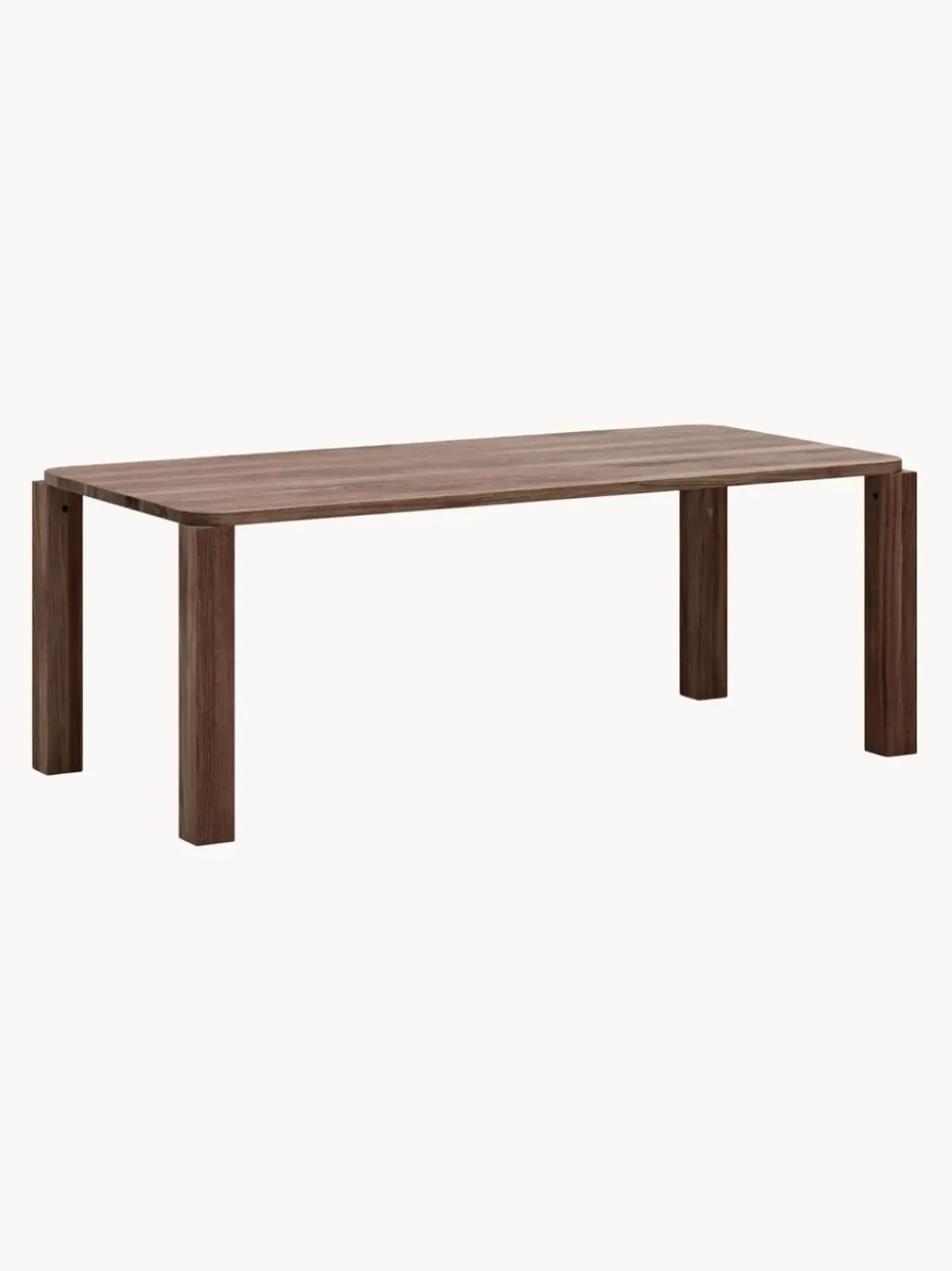 Mesa de comedor de madera de roble Atlas, tamaños diferentes