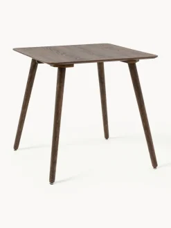 Mesa de comedor de madera Hatfield, 77 x 77 cm