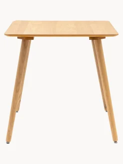 Mesa de comedor de madera Hatfield, 77 x 77 cm