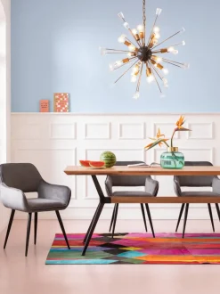 Mesa de comedor de madera roble Downtown, tamaños diferentes