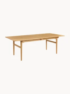 Mesa de comedor de madera roble CH327, 248 x 62 cm