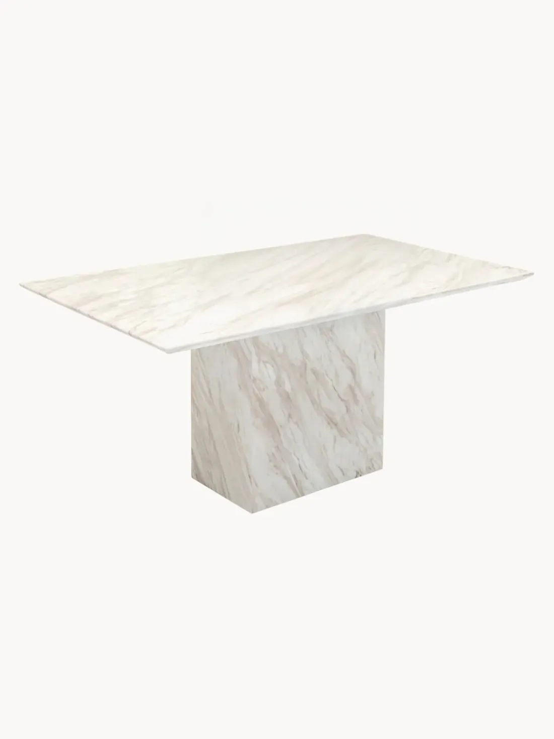 Mesa de comedor de mármol Artistico, 160 x 90 cm