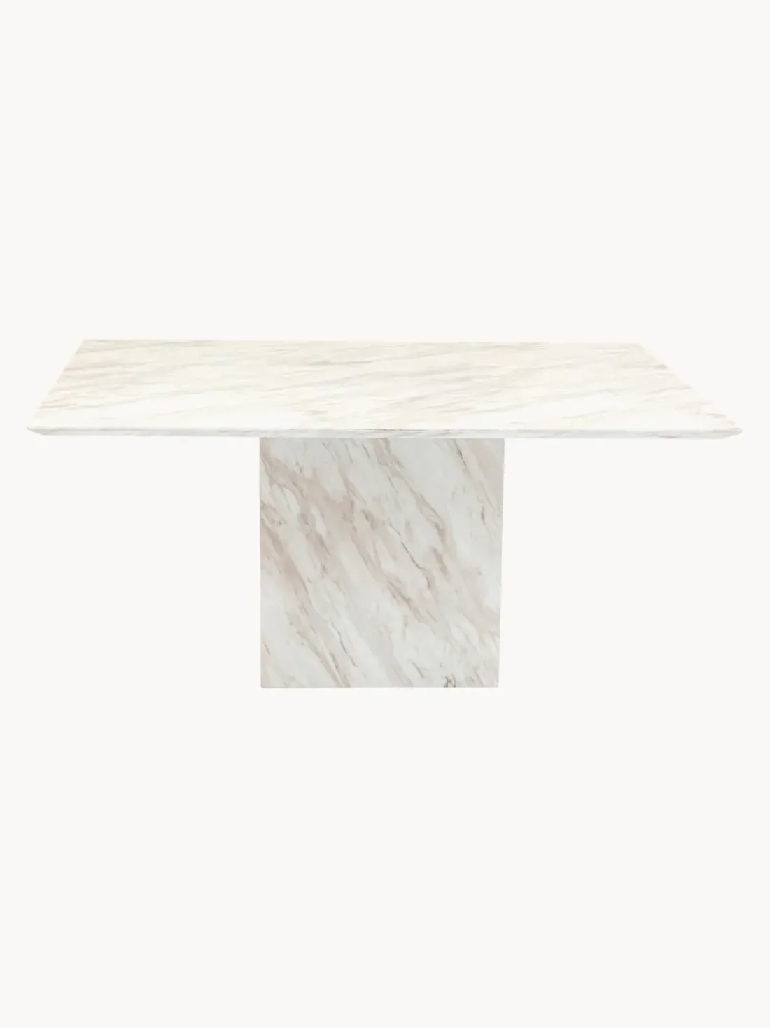 Mesa de comedor de mármol Artistico, 160 x 90 cm