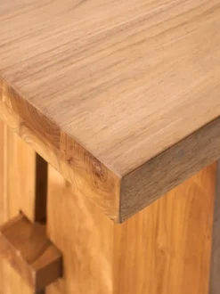 Mesa de comedor de teca Hugo, tamaños diferentes