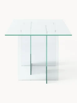 Mesa de comedor de vidrio Anouk, tamaños diferentes