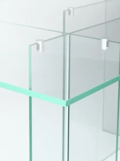 Mesa de comedor de vidrio Anouk, tamaños diferentes