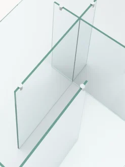 Mesa de comedor de vidrio Anouk, tamaños diferentes