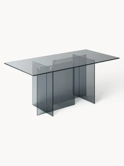 Mesa de comedor de vidrio Anouk, tamaños diferentes