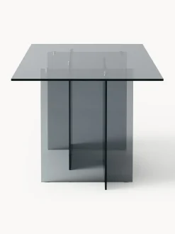 Mesa de comedor de vidrio Anouk, tamaños diferentes