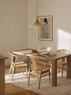 Mesa de comedor en look mármol Carl