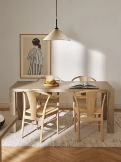 Mesa de comedor en look mármol Carl
