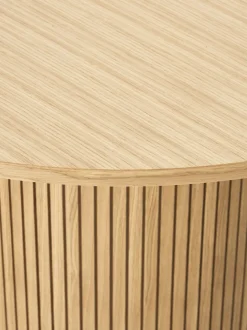 Mesa de comedor extensible acanalada Filo, 120 - 160 x 75 cm