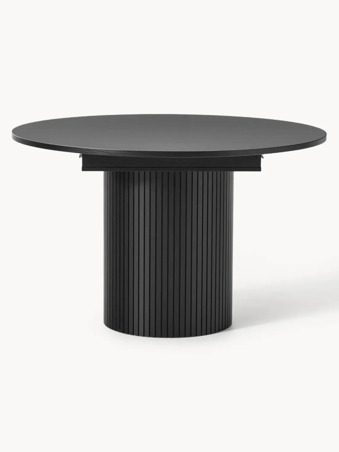 Mesa de comedor extensible acanalada Filo, 120 - 160 x 75 cm