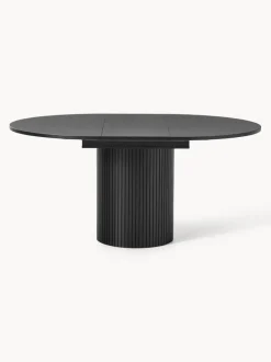 Mesa de comedor extensible acanalada Filo, 120 - 160 x 75 cm