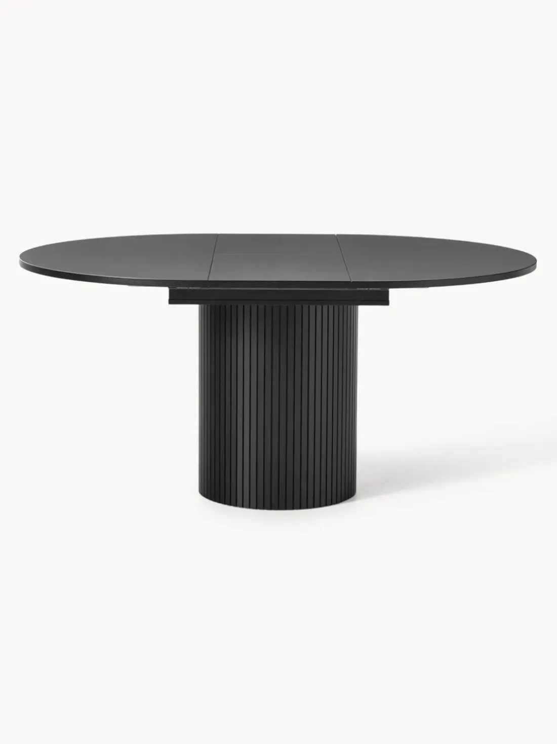 Mesa de comedor extensible acanalada Filo, 120 - 160 x 75 cm