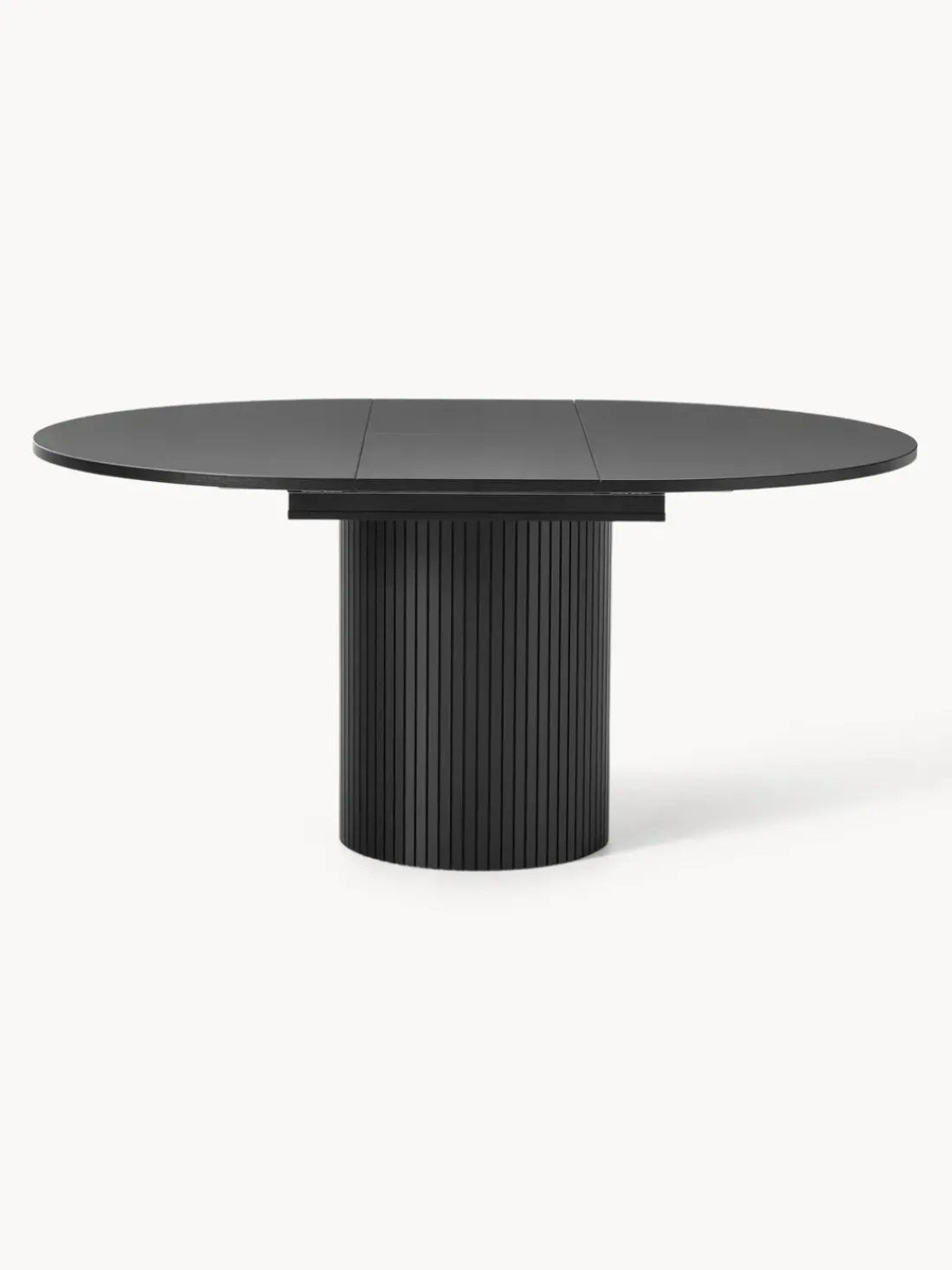 Mesa de comedor extensible acanalada Filo, 120 - 160 x 75 cm