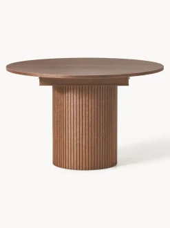 Mesa de comedor extensible acanalada Filo, 120 - 160 x 75 cm