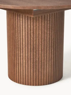 Mesa de comedor extensible acanalada Filo, 120 - 160 x 75 cm