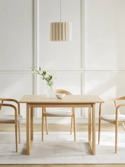 Mesa de comedor extensible Calla, tamaños diferentes