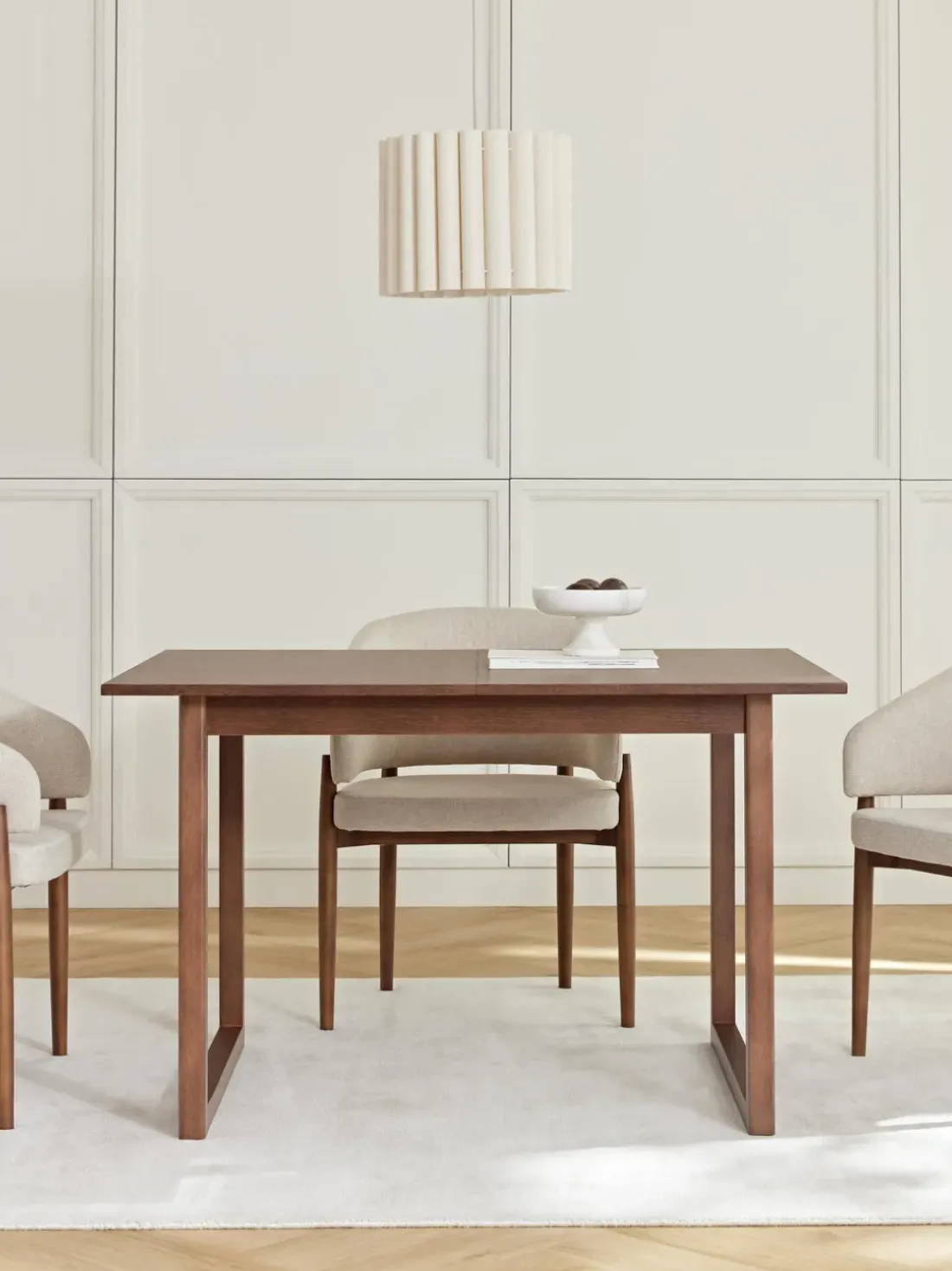 Mesa de comedor extensible Calla, tamaños diferentes