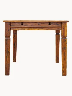Mesa de comedor extensible de madera de acacia Chateaux, 120 - 200 X 90 cm