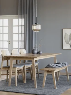 Mesa de comedor extensible Melfort, 180 - 280 x 90 cm