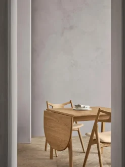 Mesa de comedor extensible ovalada de madera de roble CH002, 90 - 188 x 90 cm