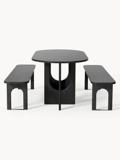 Mesa de comedor ovalada Apollo, tamaños diferentes