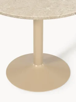 Mesa de comedor ovalada de mármol Miley, tamaños diferentes