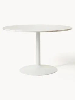 Mesa de comedor ovalada de mármol Miley, tamaños diferentes