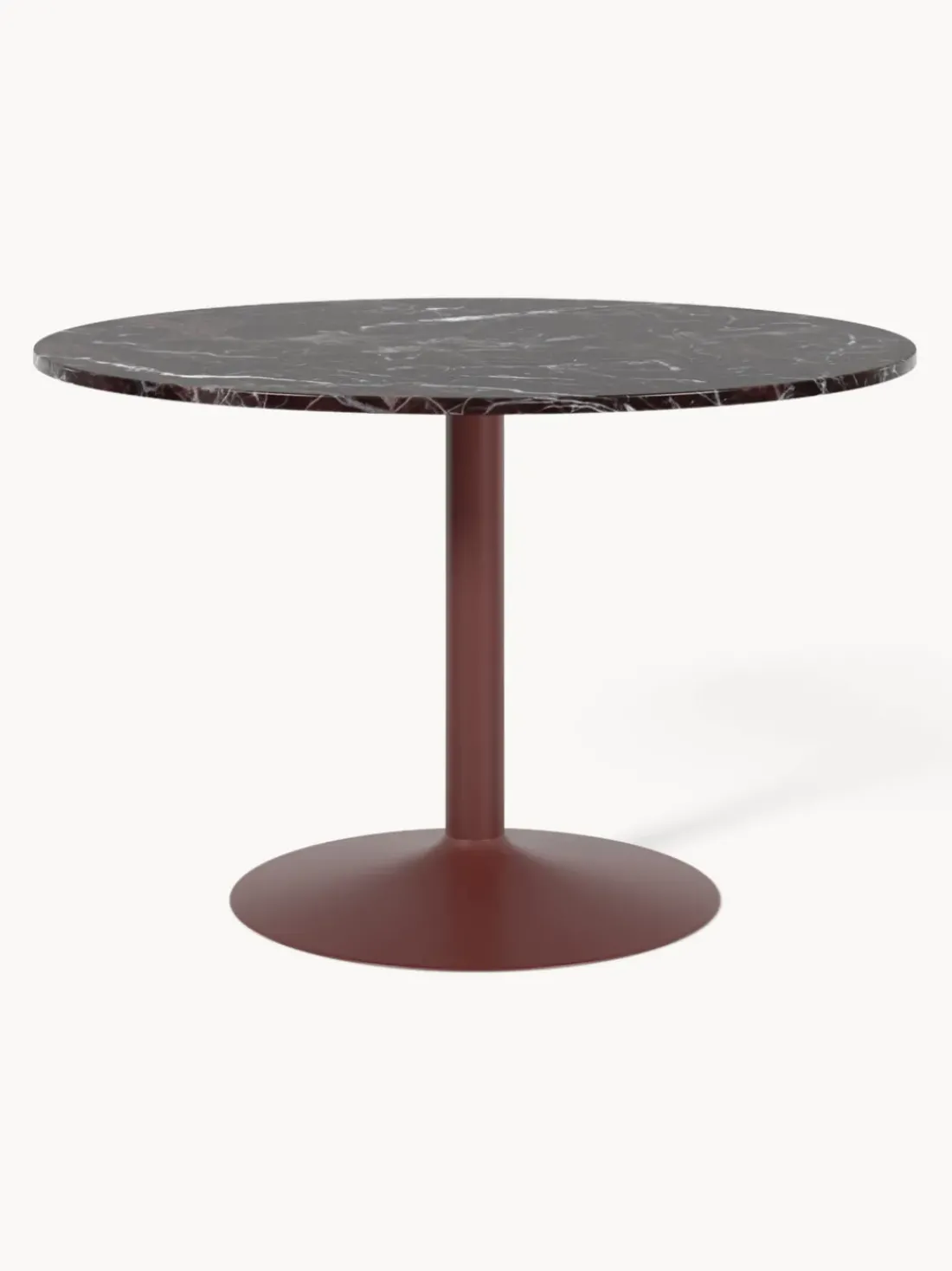 Mesa de comedor ovalada de mármol Miley, tamaños diferentes