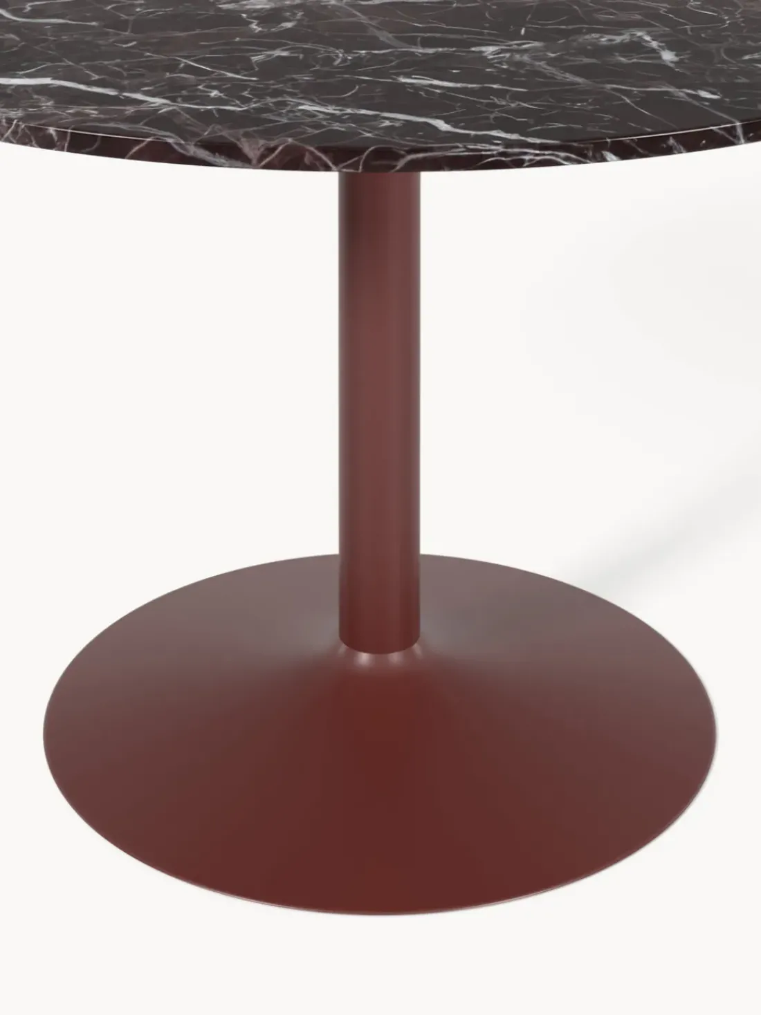 Mesa de comedor ovalada de mármol Miley, tamaños diferentes