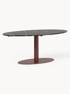 Mesa de comedor ovalada de mármol Miley, tamaños diferentes