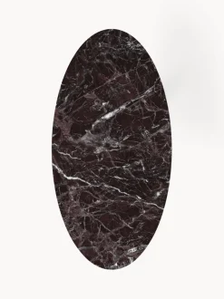 Mesa de comedor ovalada de mármol Miley, tamaños diferentes