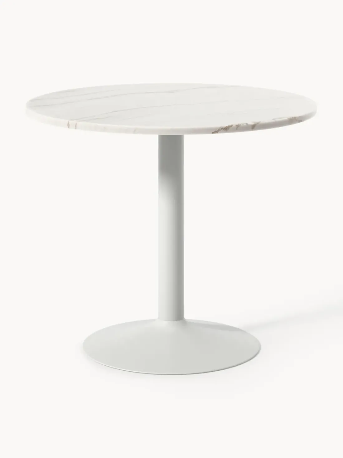 Mesa de comedor ovalada de mármol Miley, tamaños diferentes