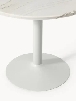 Mesa de comedor ovalada de mármol Miley, tamaños diferentes