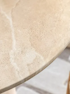 Mesa de comedor ovalada Pedra, 200 x 90 cm