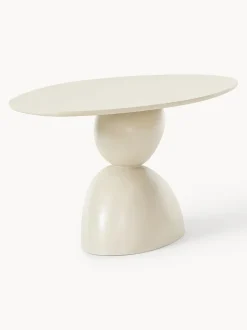 Mesa de comedor ovalada Sahra, tamaños diferentes