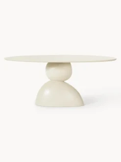 Mesa de comedor ovalada Sahra, tamaños diferentes