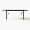 Mesa de comedor ovalada Snaregade, 210 x 95 cm