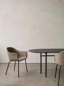 Mesa de comedor ovalada Snaregade, 210 x 95 cm