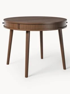 Mesa de comedor redonda con espacio de almacenamiento Calary, tamaños diferentes