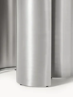 Mesa de comedor redonda con tablero de mármol Noam